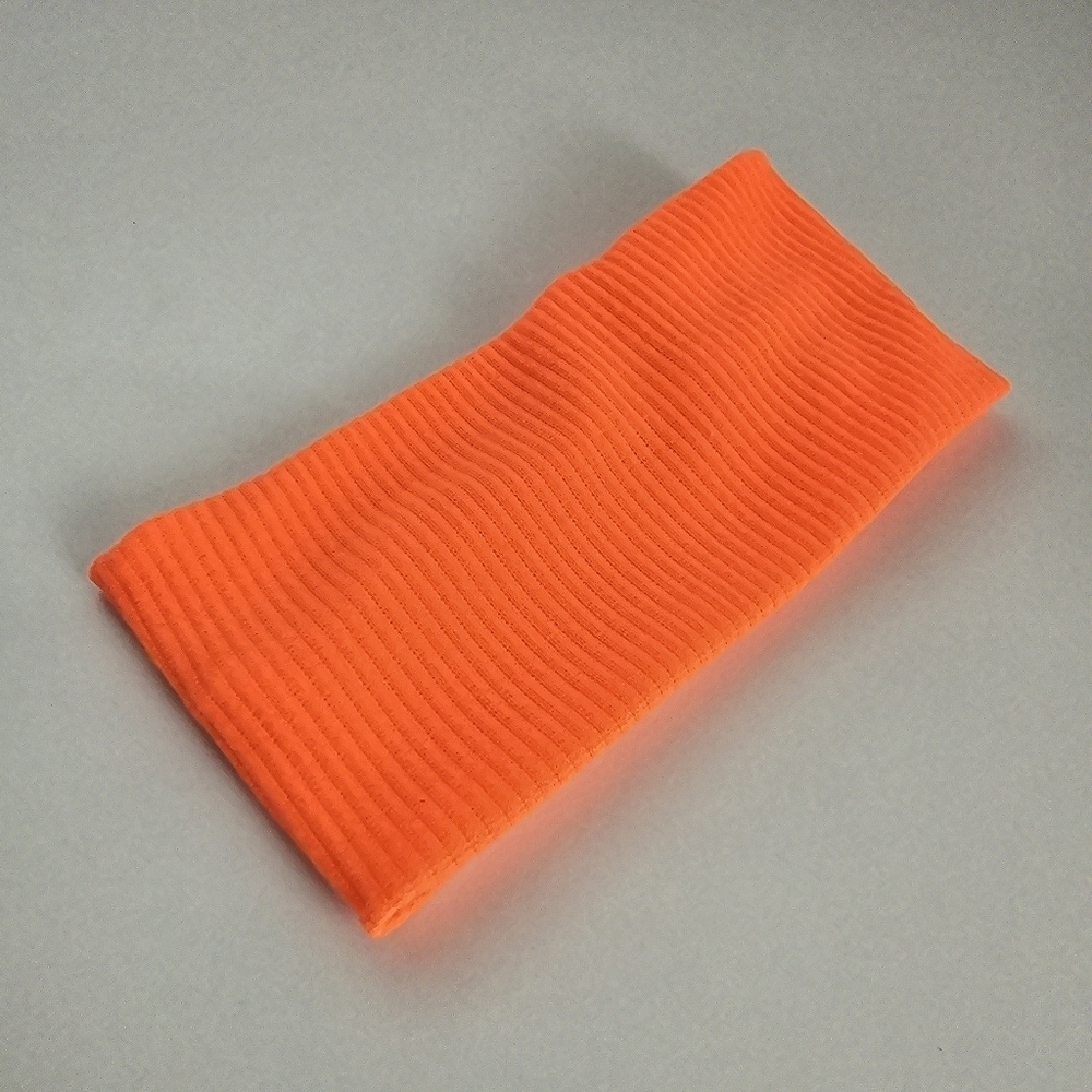 NWT Free People Super Wide Soft Headband Neon Orange - Picture 5 of 7